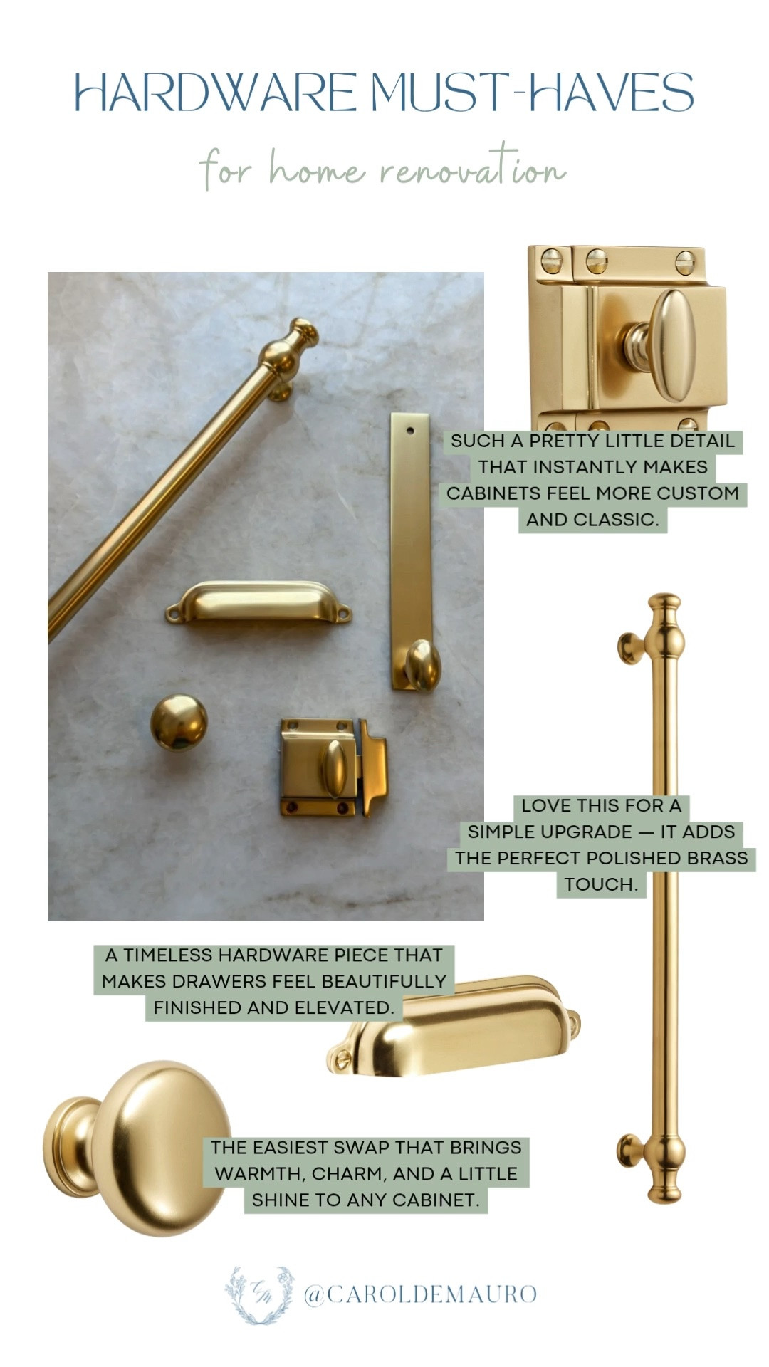 brass hardware, drawer pulls, cabinet hardware, rejuvenation, home renovation, home refresh, gold hardware

#LTKHome