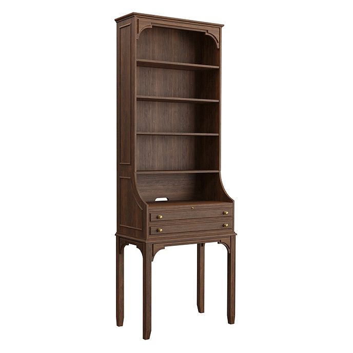 Casa Florentina Lamberti Wooden Secretary Desk & Hutch | Ballard Designs, Inc.