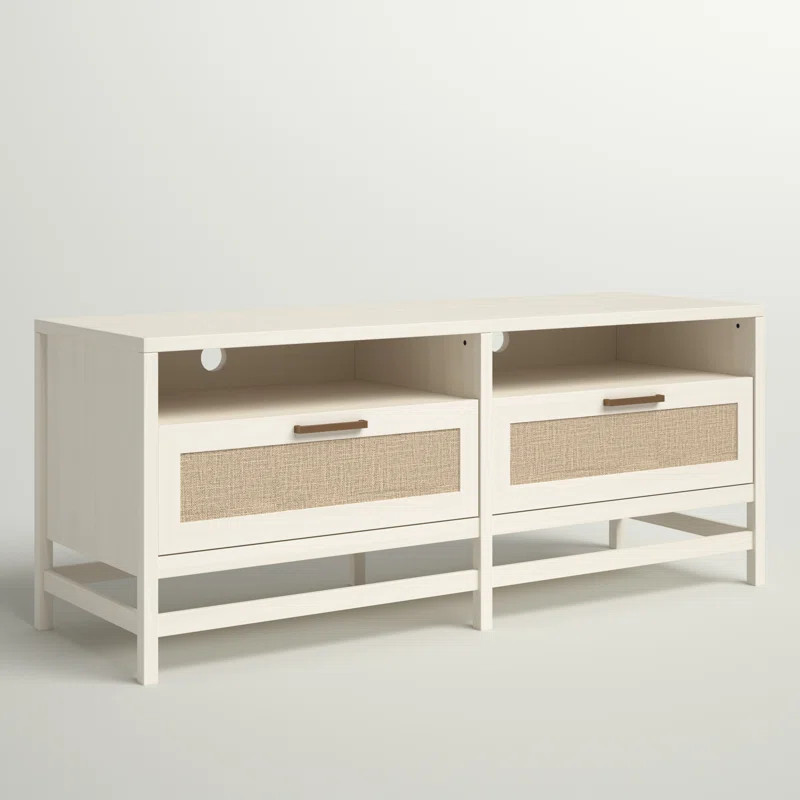 Quonset Faux Rattan TV Stand for TVs up to 60" | Wayfair Professional