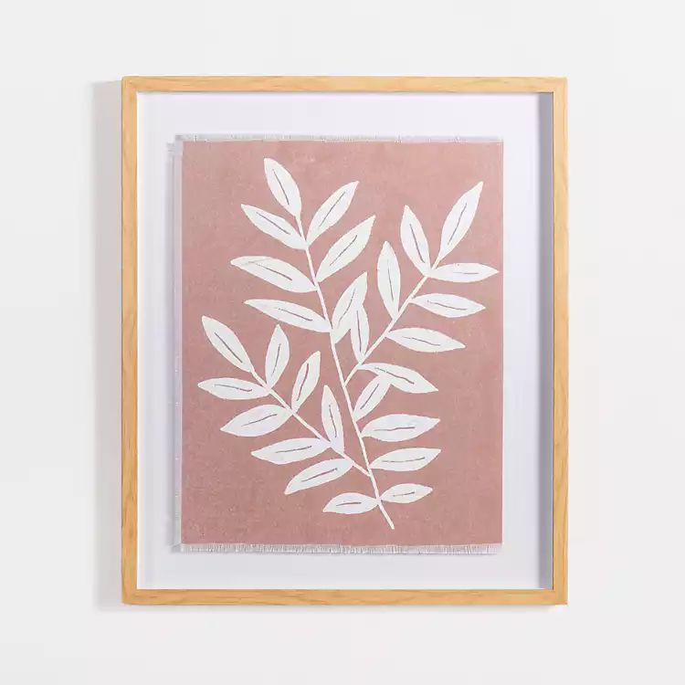 New! Terracotta Spring Foliage Framed Art Print | Kirkland's Home