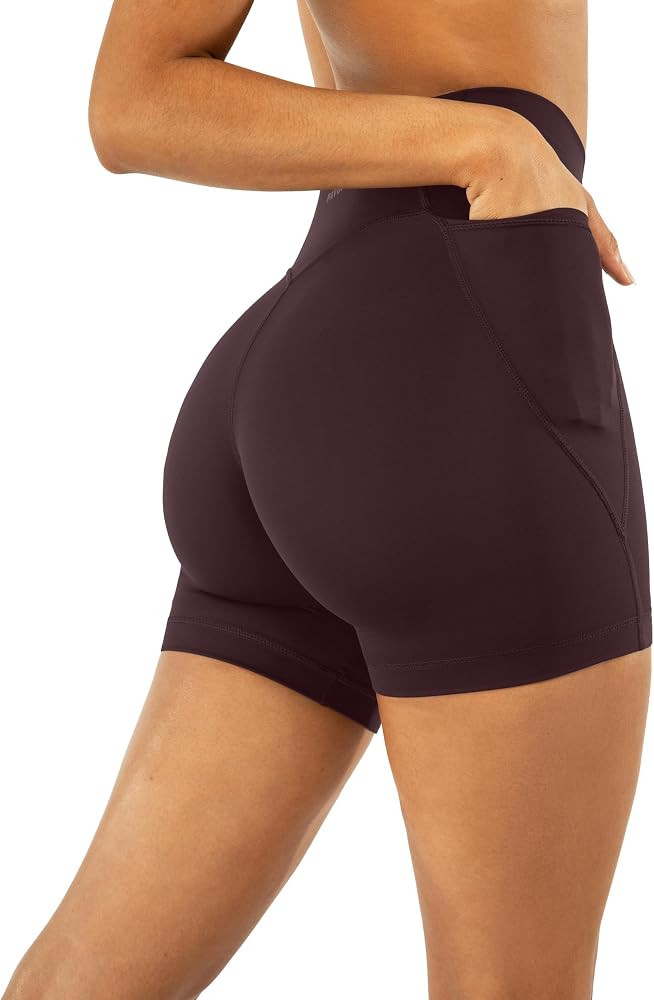 PAVOI ACTIVE HiPerform Collection | Women's Performance High Waisted 6" Butt Sculpting Workout Bi... | Amazon (US)