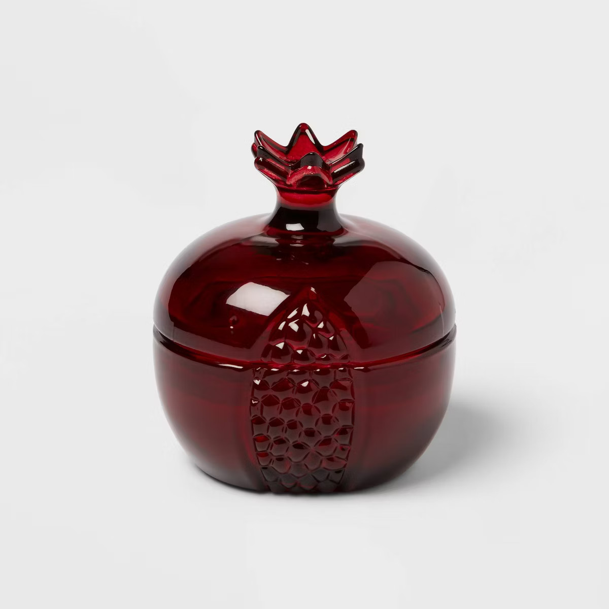 Lidded Pomegranate Heart Candle Poisoned Pomegranate 4oz - Threshold™ | Target