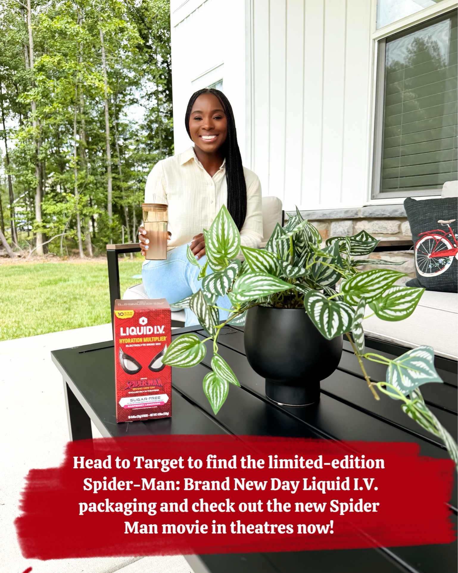 #ad #TargetPartner
How do you stay hydrated? 
@liquidiv Hydration Multiplier Sugar-Free in Raspberry Lemonade is the perfect 
addition to my daily water drink. It is free from artificial sweeteners and has 8 vitamins and minerals! I love the taste and look forward to having it every day! 
#LiquidIVPartner #SpiderManBrandNewDay @spidermanmovie  #sponsored  @target

#LTKTravel #LTKActive #LTKfitnessgoals
