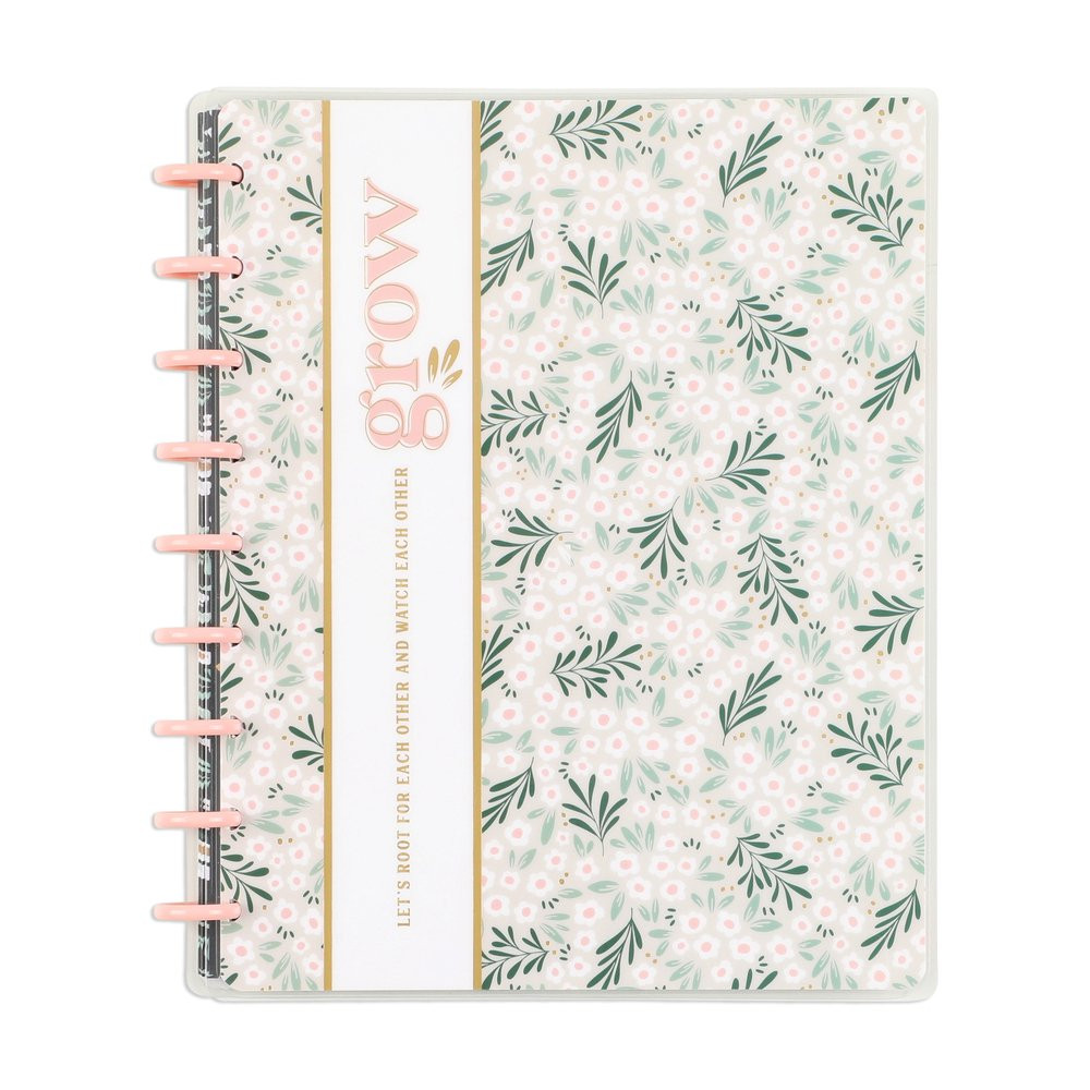 Happy Planner 60 Page Dot Lined Notebook with 3 Dividers, Moody Blooms, Classic Sized 9.25” x 7... | Walmart (US)