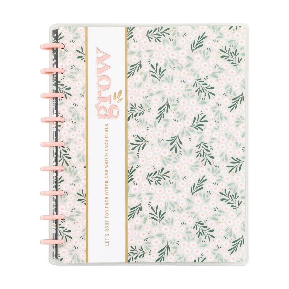 Happy Planner 60 Page Dot Lined Notebook with 3 Dividers, Moody Blooms, Classic Sized 9.25” x 7... | Walmart (US)