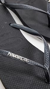 Havaianas Women's Slim Square Logo Pop Up Flip Flops | Amazon (US)