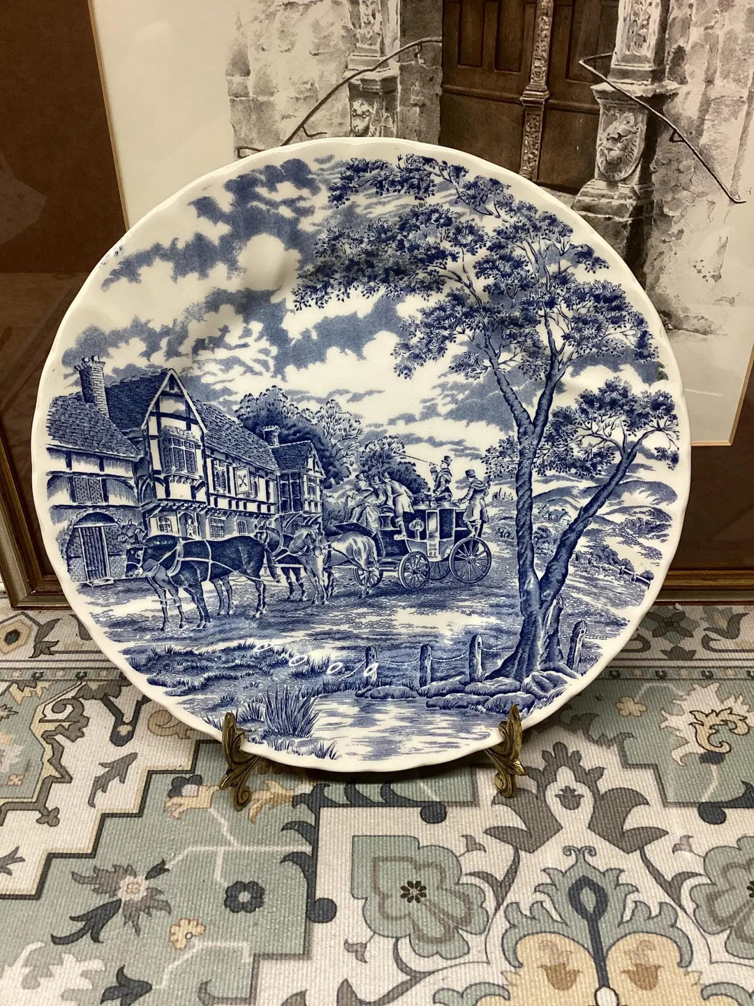 Dinner Plate 9.75" Beautiful Old Royal Wessex English Earthenware Plate - Etsy | Etsy (US)