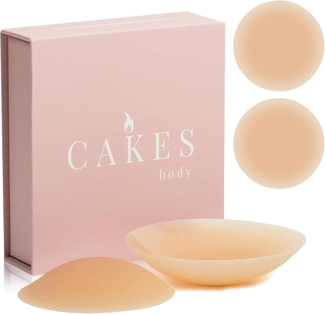 Cakes Grippy Seamless Covers, Nipple Covers Full Coverage,Sticky Adhesive Silicone Nipple Pastie | Amazon (US)