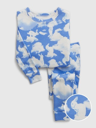 babyGap 100% Organic Cotton Bunny PJ Set | Gap (US)