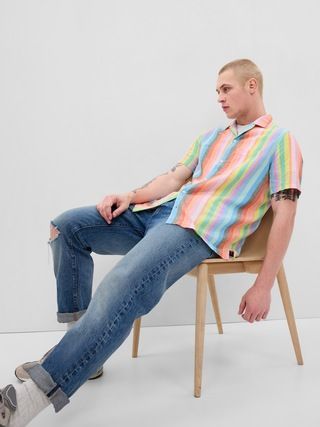 Linen-Cotton Vacay Shirt | Gap (US)