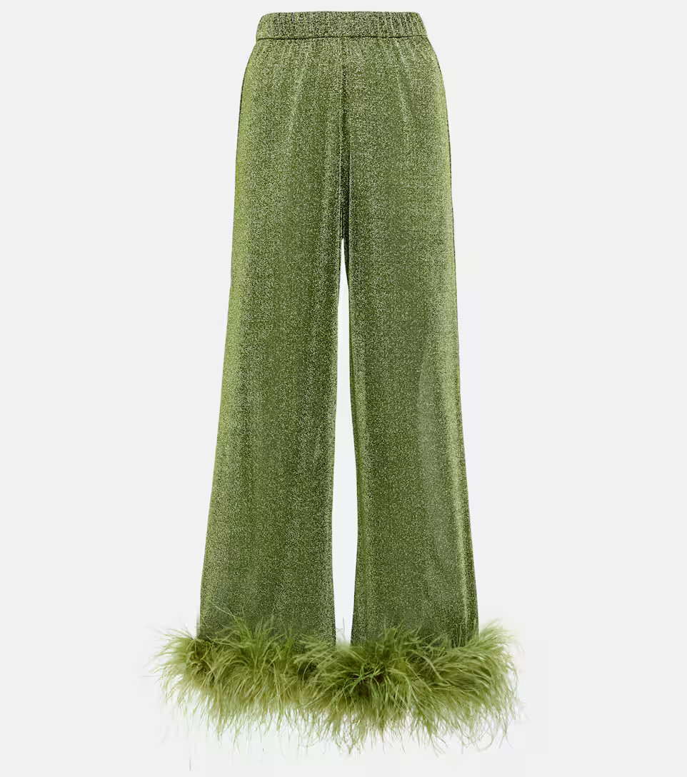 Lumière Plumage wide-leg pants | Mytheresa (US/CA)