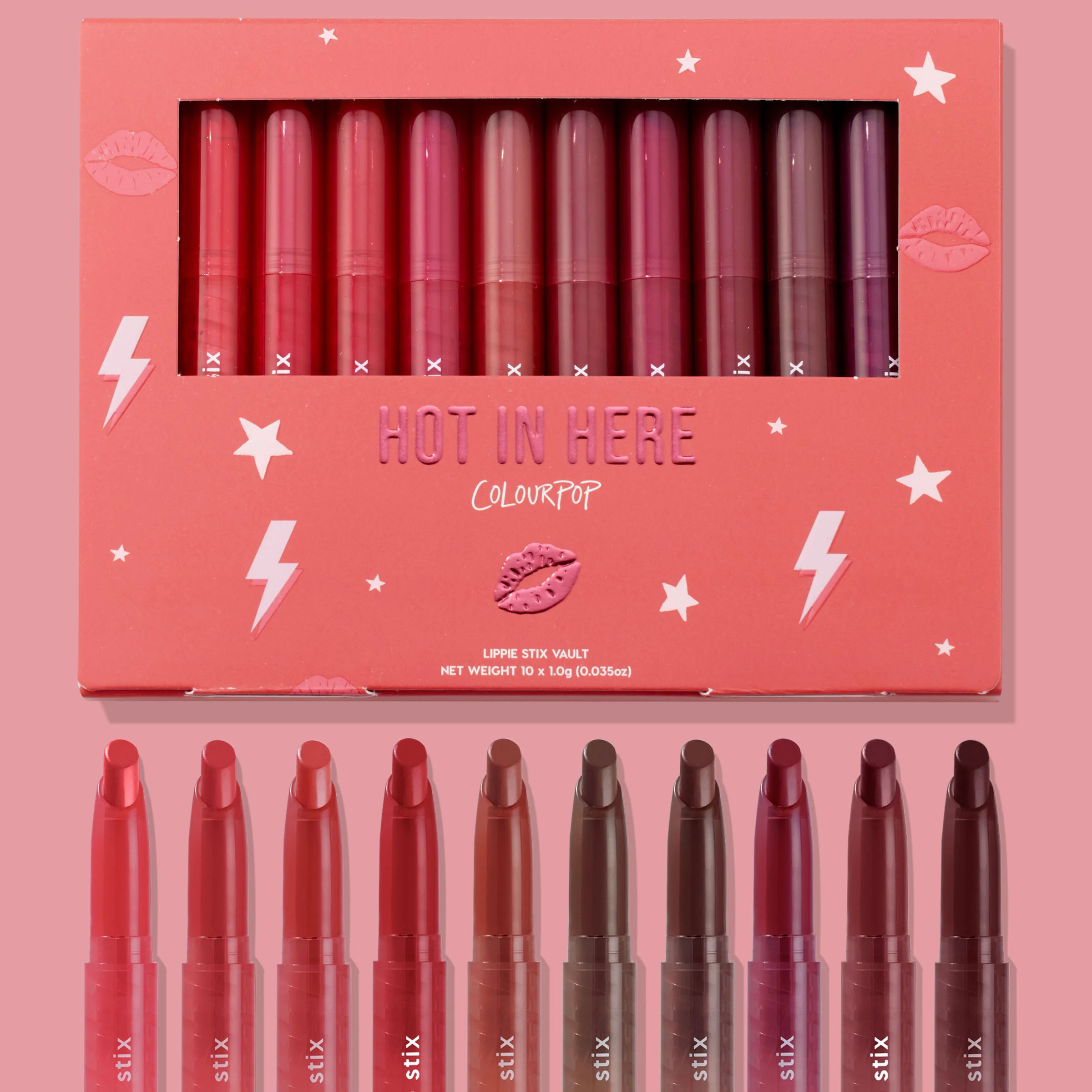 Hot in Here Lippie Stix Vault Makeup in Red | ColourPop | Colourpop