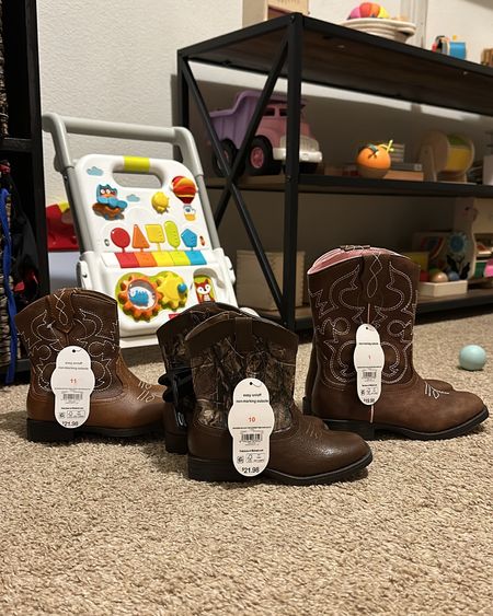 Walmart cowboy boots for kids! 

#LTKkids #LTKfindsunder50 #LTKfamily