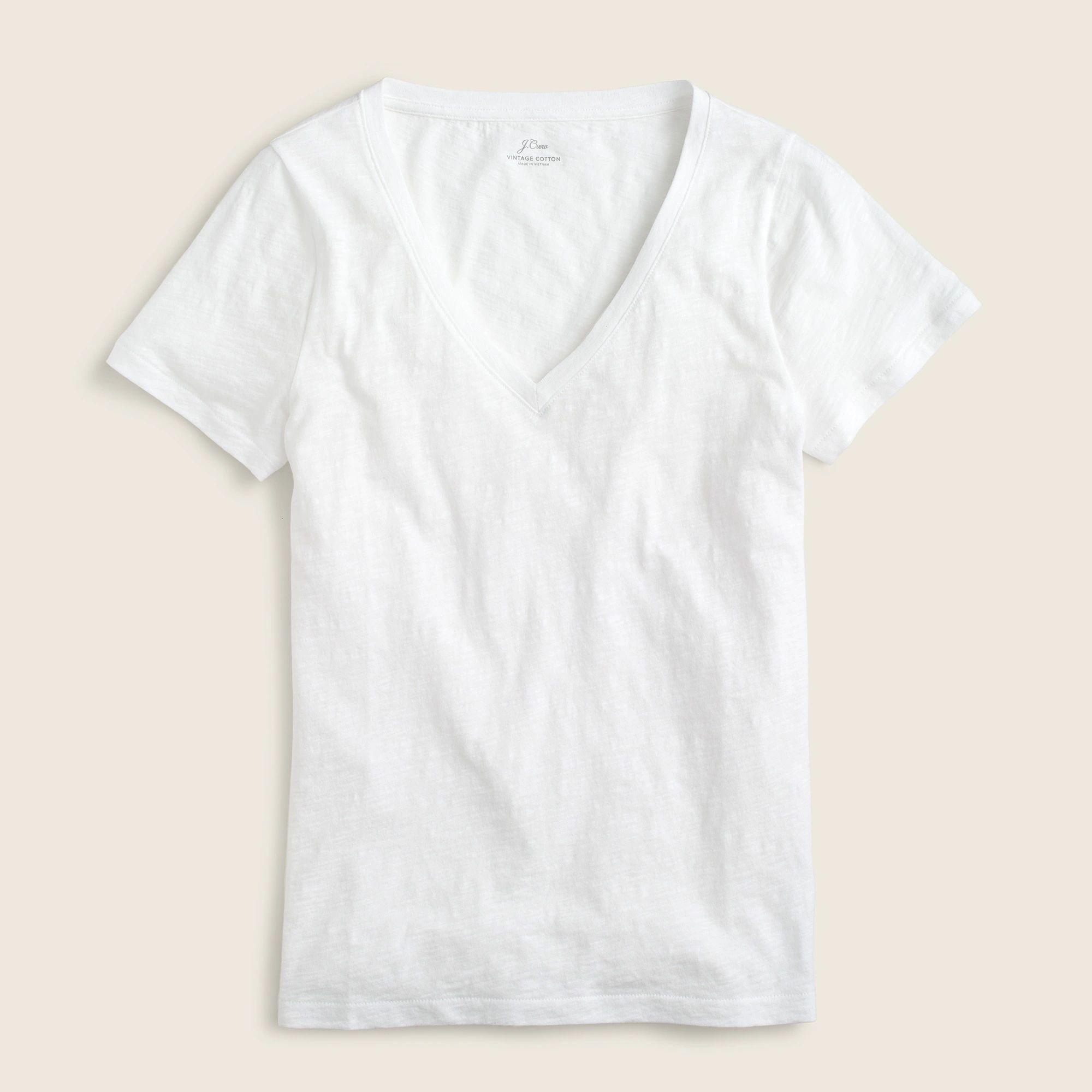 Vintage cotton V-neck T-shirt | J.Crew US