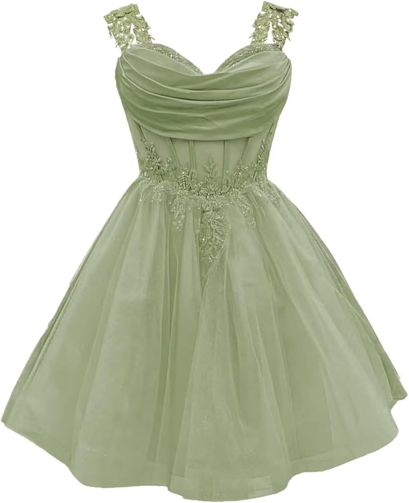 Short Homecoming Dress for Teens Off Shoulder Sparkly DAMA Dresses for Quinceanera | Amazon (US)