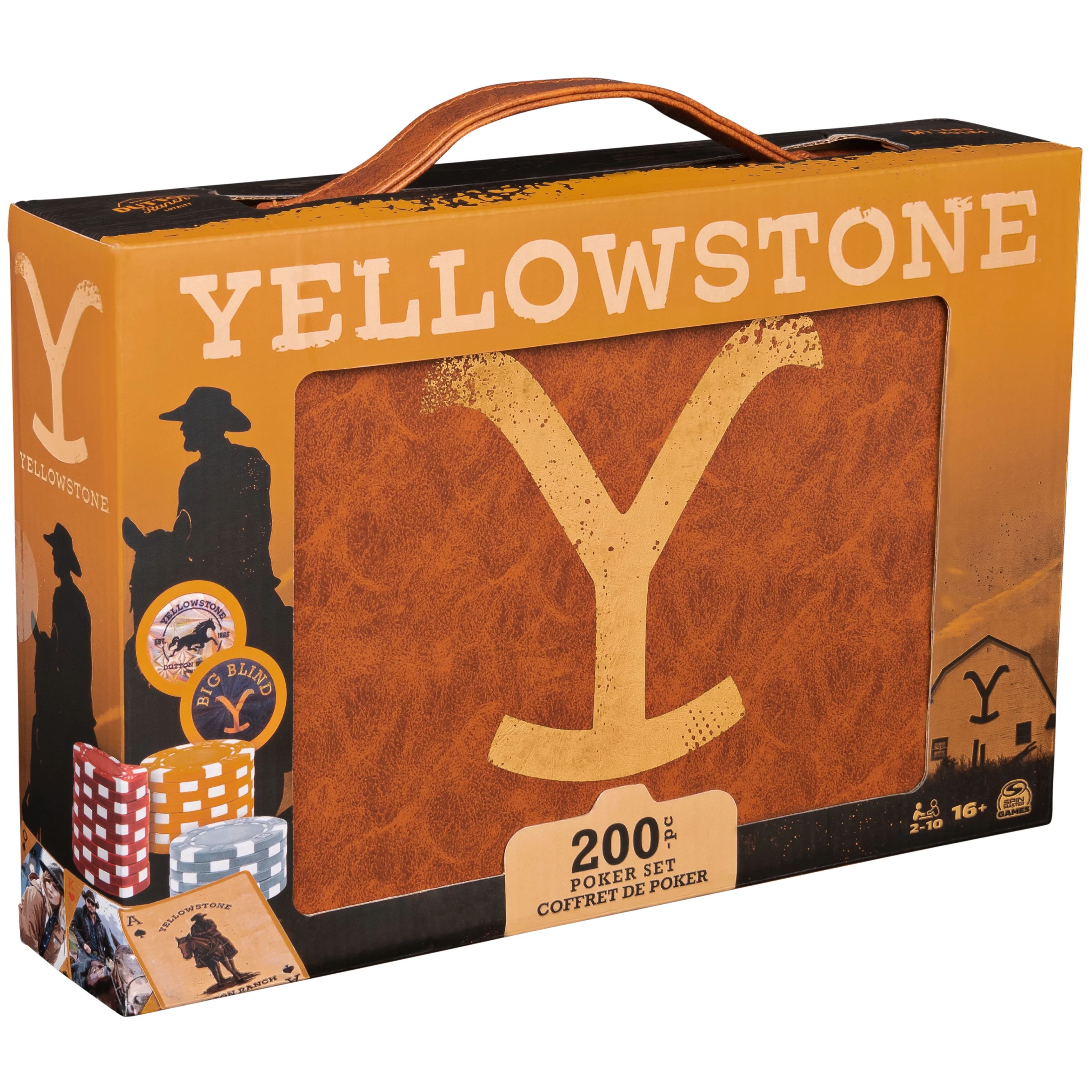 Yellowstone, 200-Piece Poker with Custom Carrying Case for Ages 16+ | Walmart (US)