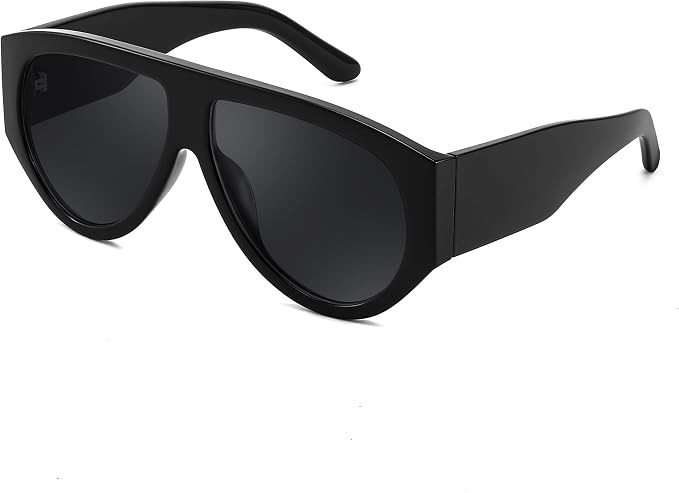 FEISEDY Retro Oversized Sunglasses for Women Men 70s Classic Trendy Vintage Sun Glasses B0291 | Amazon (US)