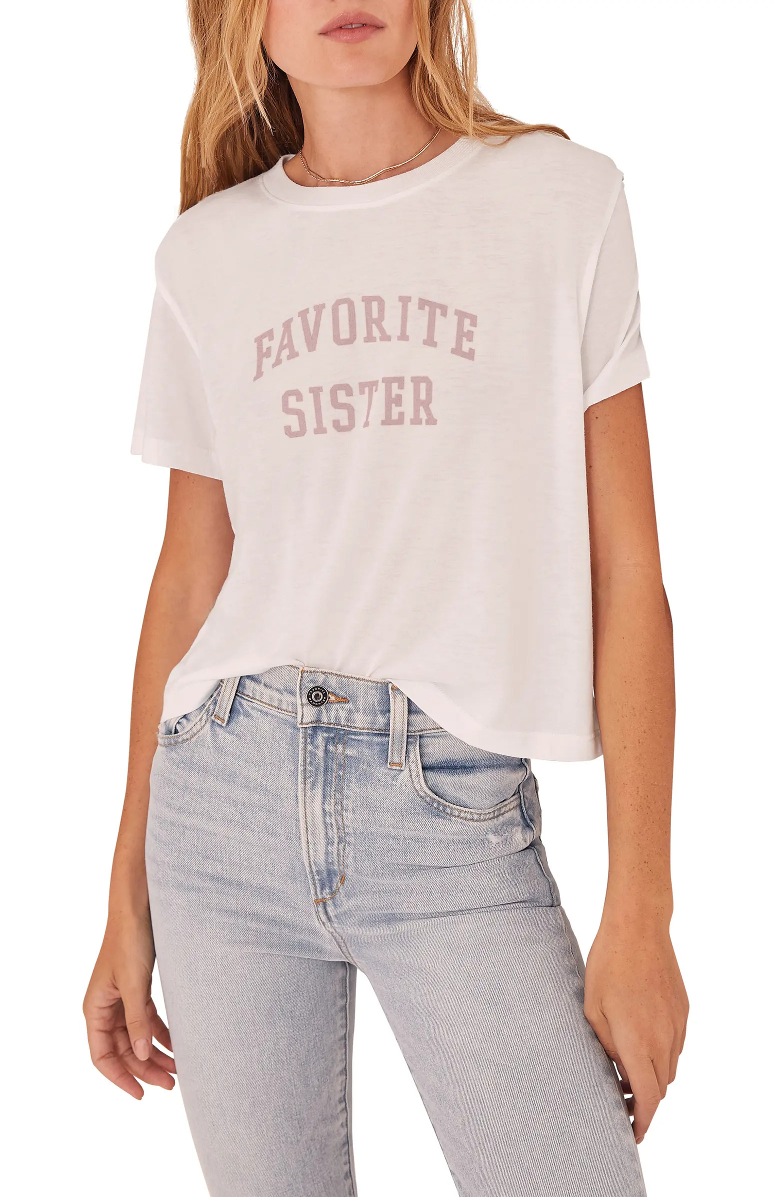 Collegiate Favorite Sister Graphic Tee | Nordstrom