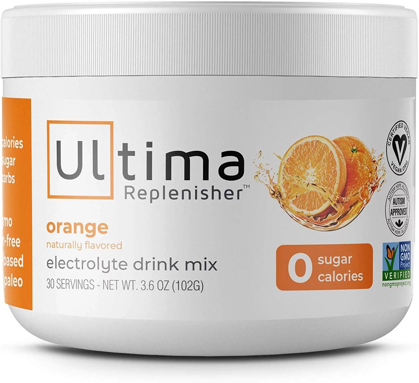 Ultima Replenisher Electrolyte Hydration Mix, Orange, 30 Servings - Sugar-Free, 0 Calories, 0 Car... | Walmart (US)