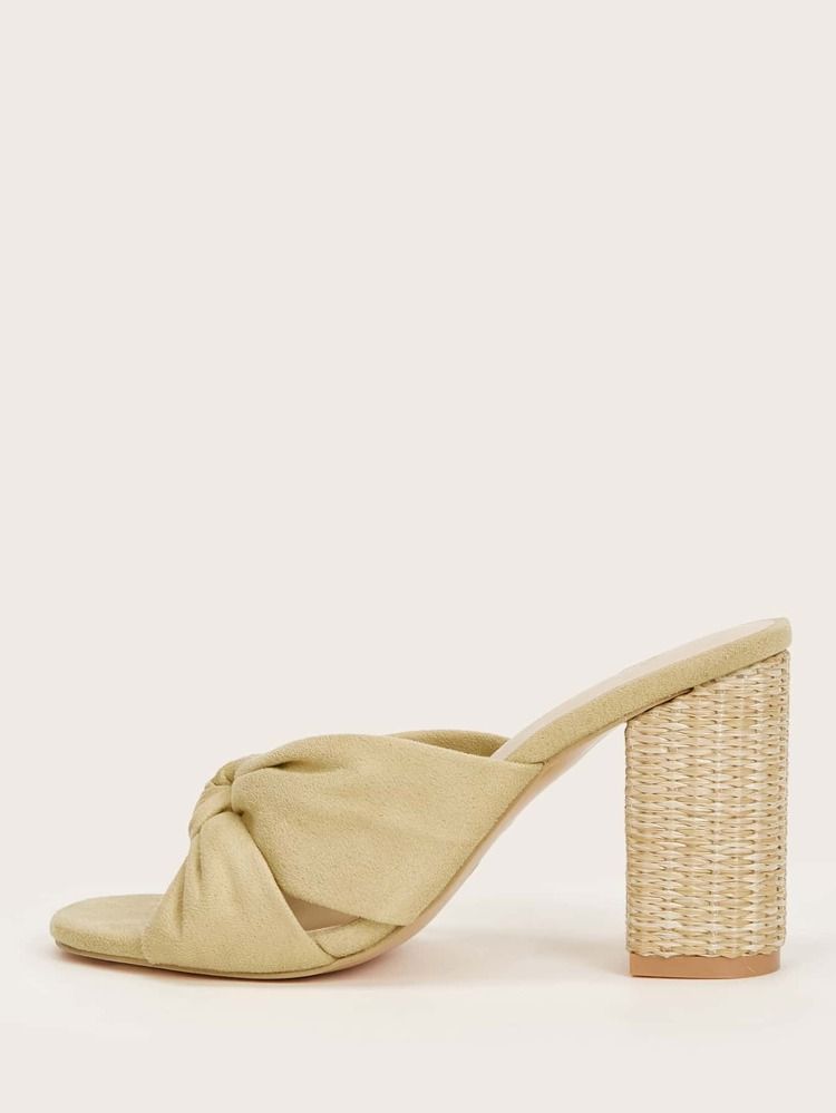 New
     
      Knot Decor Mule Sandals | SHEIN