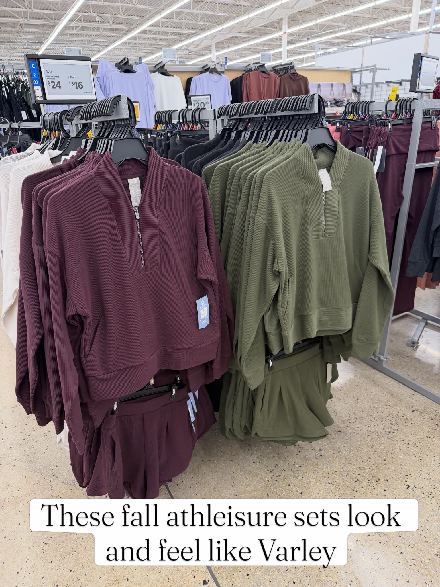 Another impressive athleisure find at Walmart! Looks and feels like Varley! Fit is tts. #walmartfashion