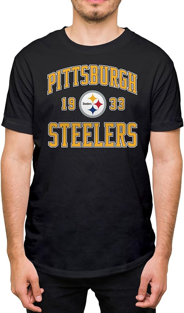 NFL Established - Officially Licensed Adult Short Sleeve Fan Tee for Men and Women - Team Colors | Amazon (US)