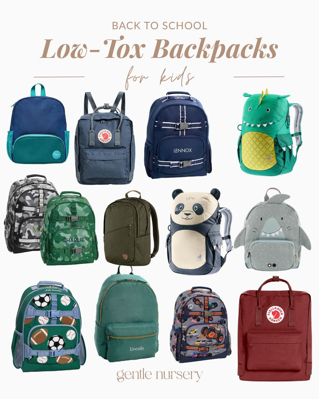 Back-to-school finds! Low-tox boys' backpacks for all ages. 

 #backtoschool #LTKSeasonal #LTKKids #LTKFamily