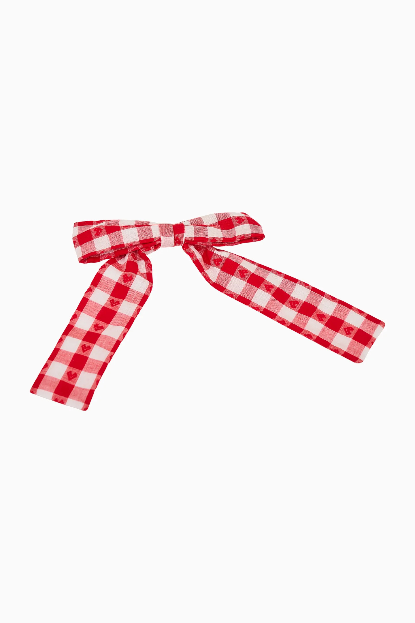 Balletta Gingham Bow Barette | LoveShackFancy