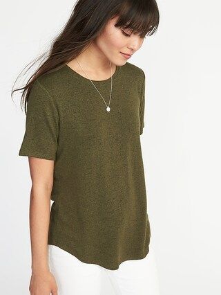 Luxe Soft-Spun Tee for Women | Old Navy US