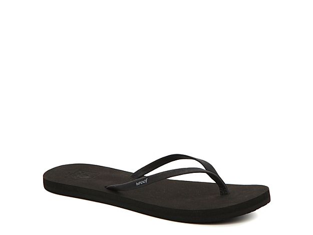 Reef Bliss Nights Flip Flop - Women's - Black | DSW