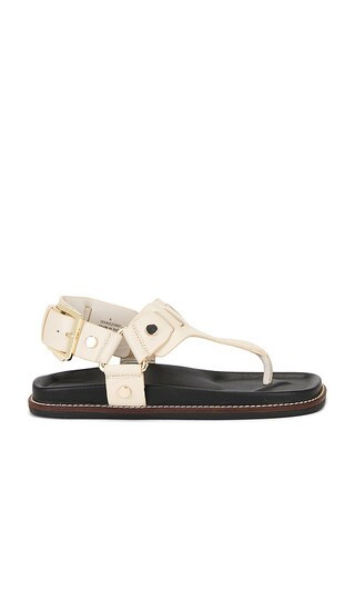 Free People Suri Square Sandal in Cream. - size 9.5 | Revolve Clothing (Global)