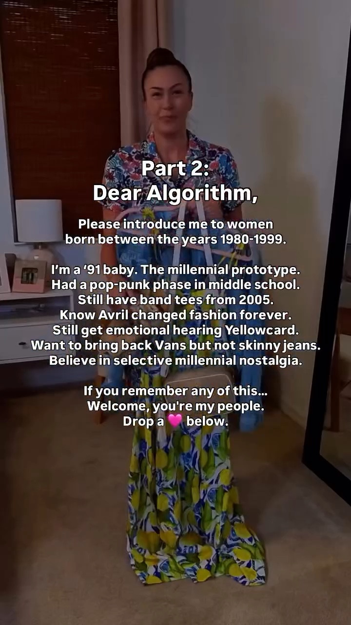 I’m looking for my people 👀

Yellowcard and Avril Lavigne just dropped new music together and my millennial heart is HEALING.

The ones who had a pop-punk phase in middle school and never fully recovered. Who still have band tees from 2005. Who knew Avril was ahead of her time. Who still get emotional hearing Yellowcard.

Vans deserve a comeback. Skinny jeans do not. Low-rise jeans can stay exactly where they are - in 2005. We learned from our mistakes.

We believe in selective millennial nostalgia. Bring back the music, the confidence, the energy. Leave the fashion crimes behind.

If you remember any of this, you’re my people. Let’s find each other 🫶

#millennials #bandtees #2000sera #avrillavigne #yellowcard #poppunk #vans #nostalgia