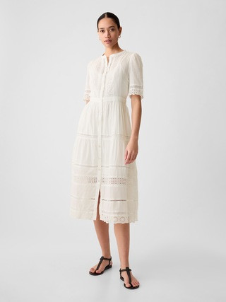 Lace Midi Dress | Gap (US)