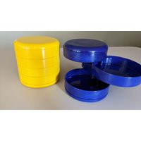 Interdesign Swivel Organizer 1970S Mcm Retro Yellow Navy, Choice Of One | Etsy (US)