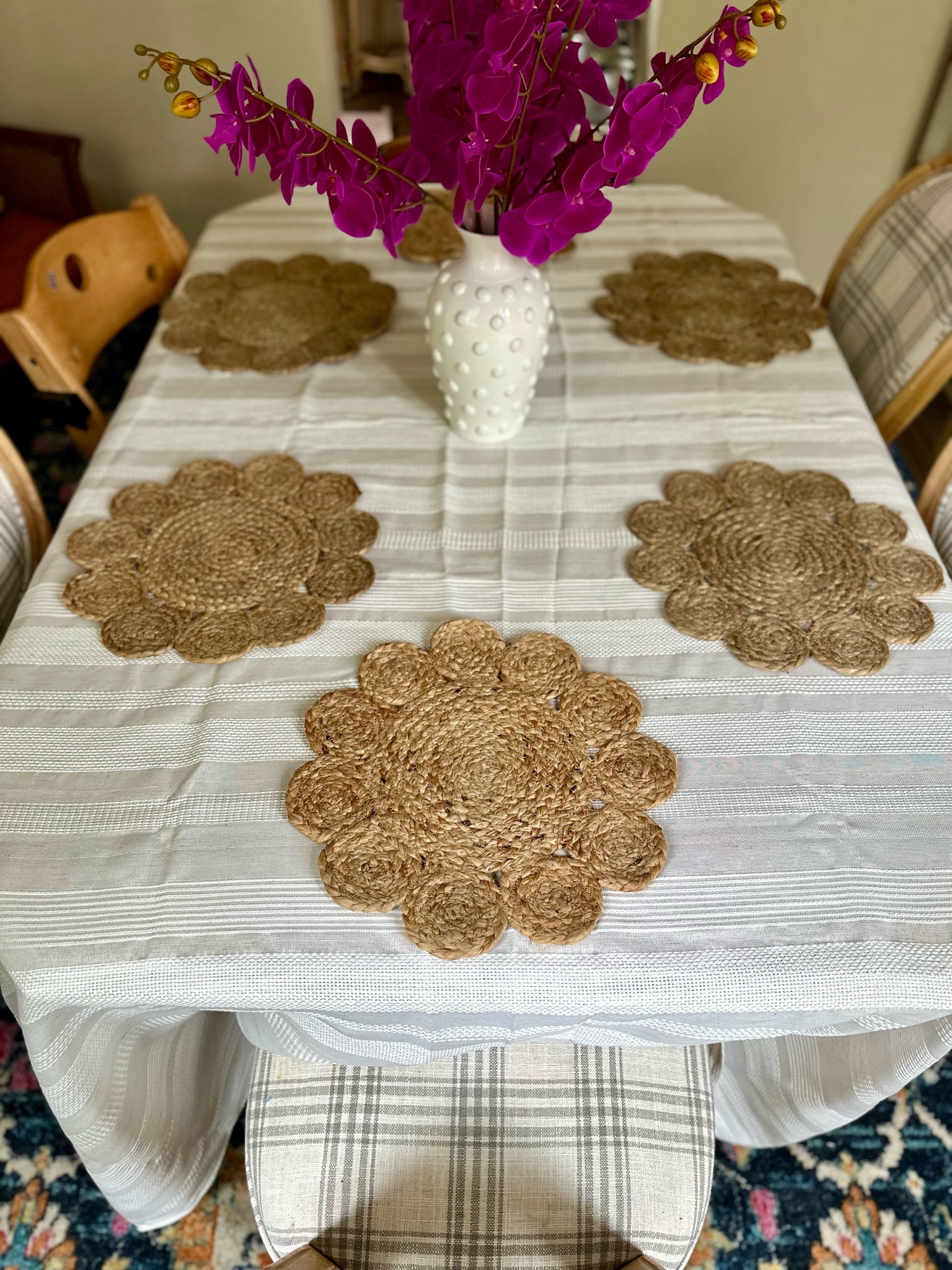 Dining room, home, interior design, home decor, rug, French country, grand millennial, cottage, 

#LTKhome #LTKfindsunder50