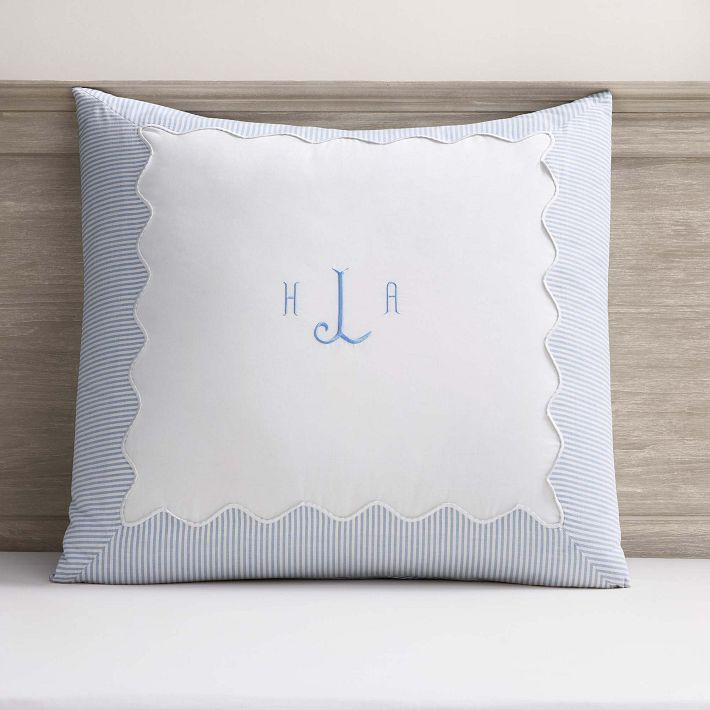 Bea Scallop Euro Pillow | Pottery Barn Teen