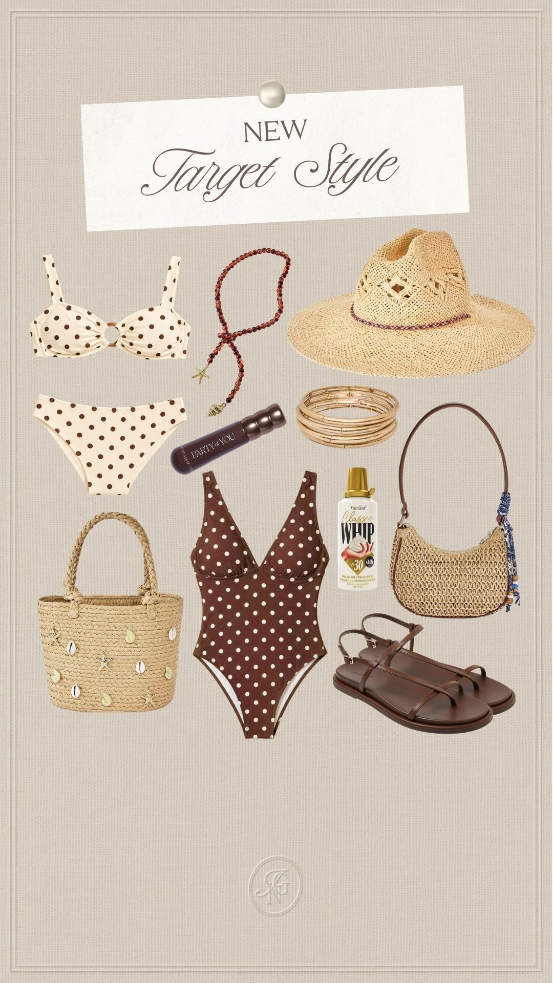 New target fashion arrivals 🤎

#target #targetstyle #targetfashion #targetfinds #summerhat #hat #sunhat #strawhat #bikini #swimsuit #sandals #polkadots #onepiece #newarrivals  

#LTKSwim #LTKSaleAlert #LTKSeasonal