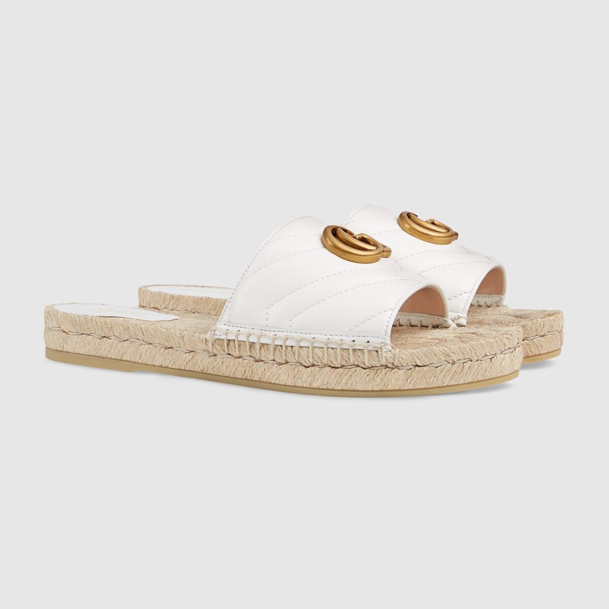 Leather espadrille sandal | Gucci (US)