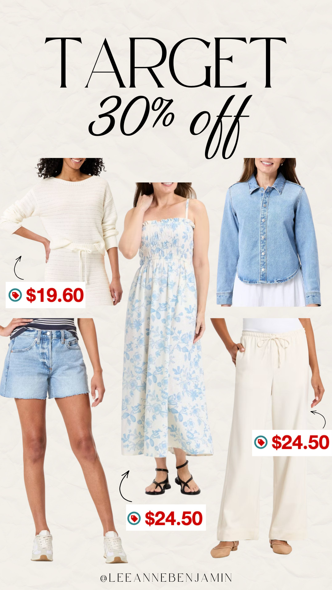 30% off at Target! Great time to grab their newest spring fashion at incredible prices! 

 #LTKootd #LTKmomlife #LTKSaleAlert