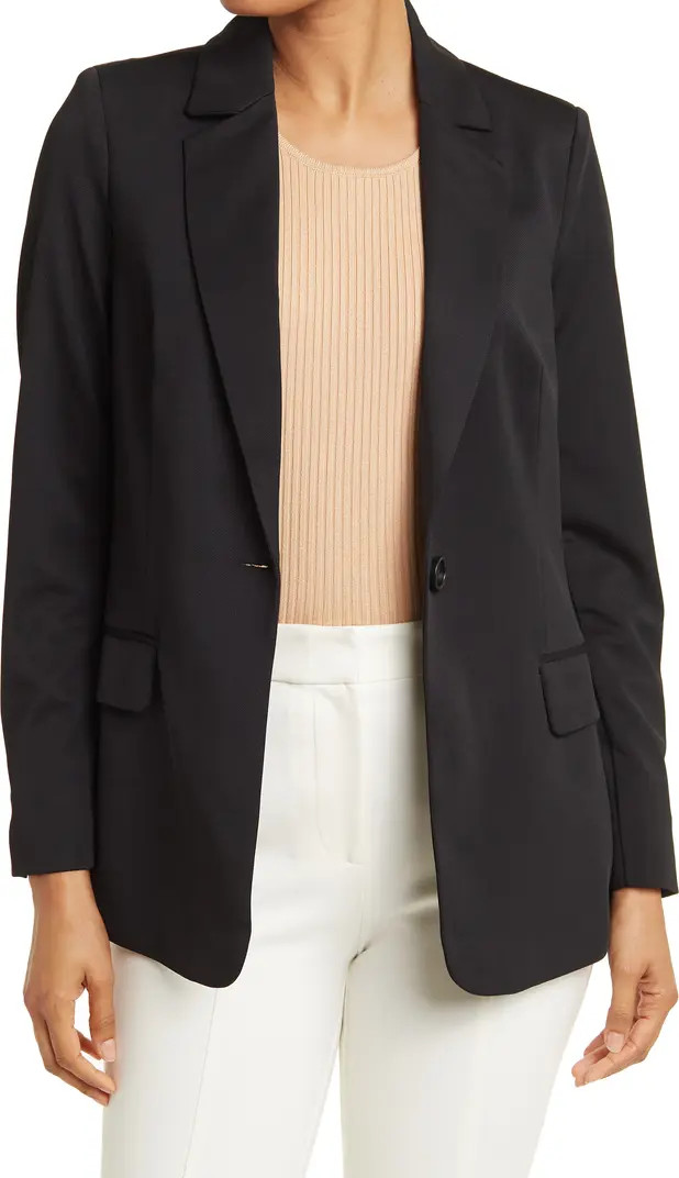 Twill One Button Blazer | Nordstrom Rack