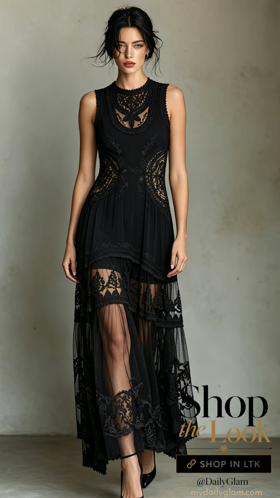 Timeless Black Lace Midi Dress | Fall Wedding Guest Look 

 #LTKootd #LTKOver40 #LTKWedding