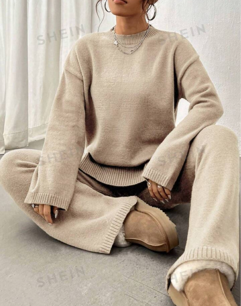 Two piece sweater lounge set / SHEIN outfits 