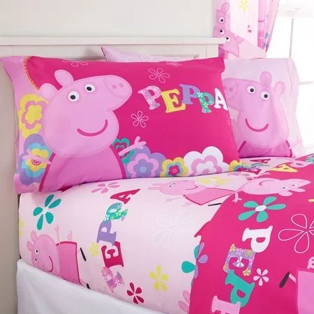 Peppa Pig Tweet Oink Kids Sheet Set, 1 Each | Walmart (US)