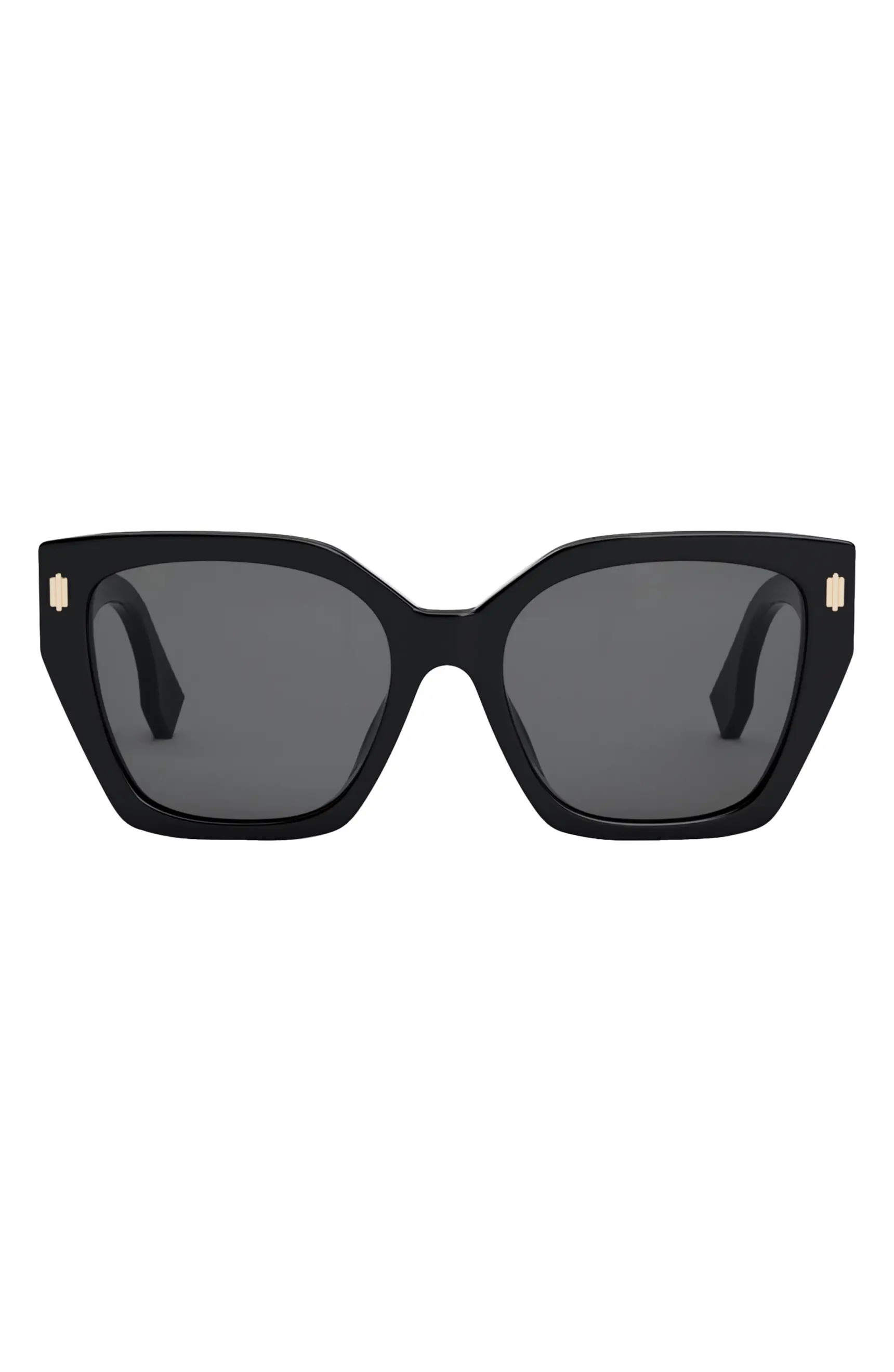 Fendi Bold 54mm Geometric Sunglasses | Nordstrom | Nordstrom