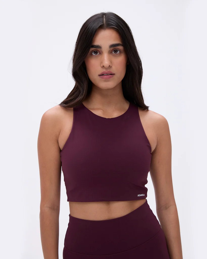 Ultimate Open Back Bra - Dark Cherry | Adanola UK