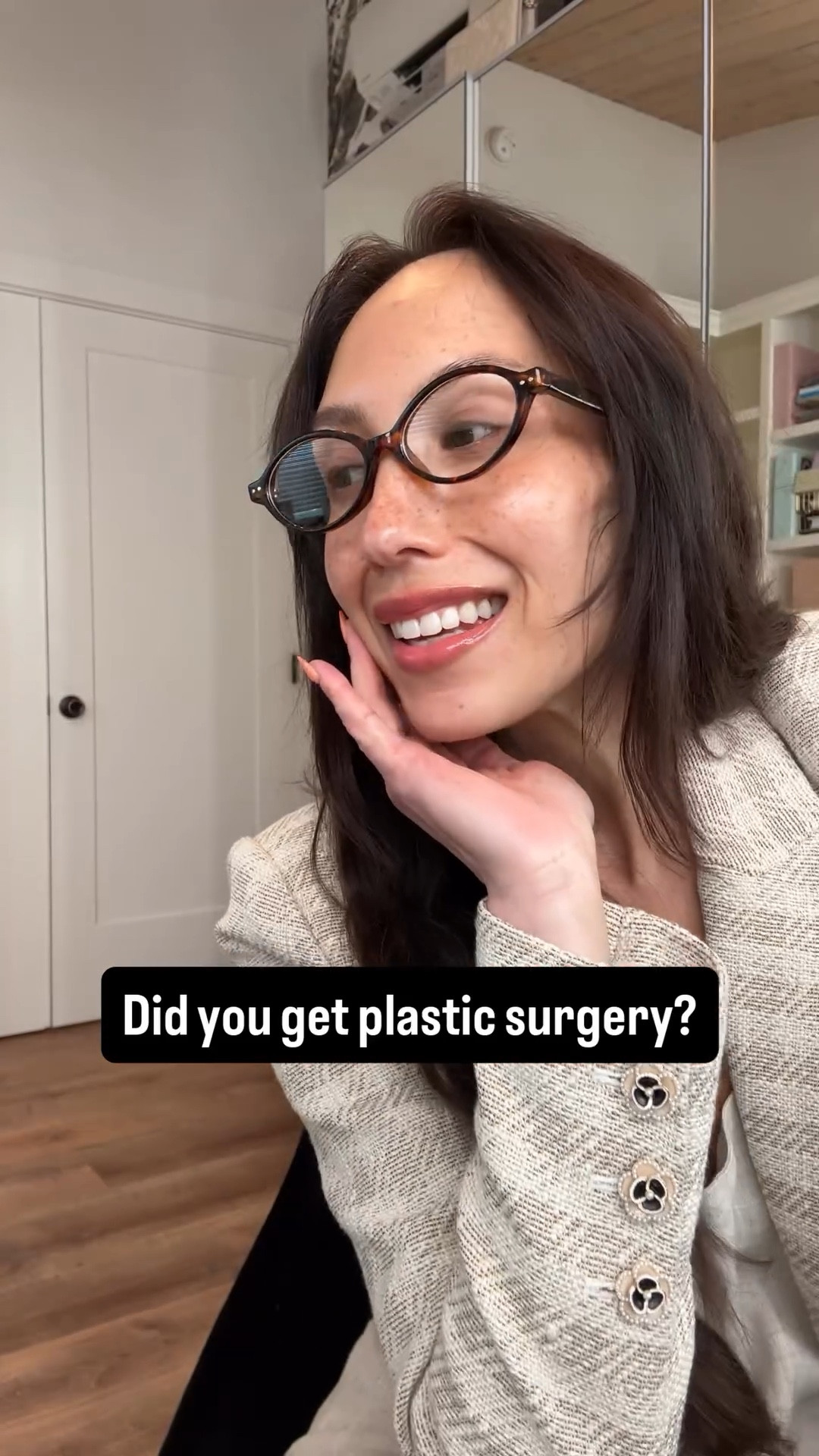 Let’s clear this up for the 1,000th time…
Botox? Yes. 
Surgery? No. 
Fillers? No. 
Scars? Nonexistent. 
Skin bleaching? Nope. 
My skin tone shift is just what happens when you swap tanning beds for SPF and let your natural half-Pinay, half-white self come through. 
That’s it. 
That’s the “mystery.” 
You can age gracefully and still enjoy a little Botox. Stop confusing it with plastic surgery 😉 

#beautyover40 #makeuptips #beautytip

#LTKSaleAlert #LTKOver40 #LTKBeauty