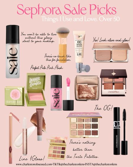 What you need from Sephora now for an almost complete OVER 50 Makeup Routine! I go for fresh, glowing, natural looking skin with pink flush and natural colors on the eyes with the pop of highlight, and shine on the lips. I cannot find a better mascara than the OG Dior. 

#LTKstyletip #LTKover40 #LTKxSephora