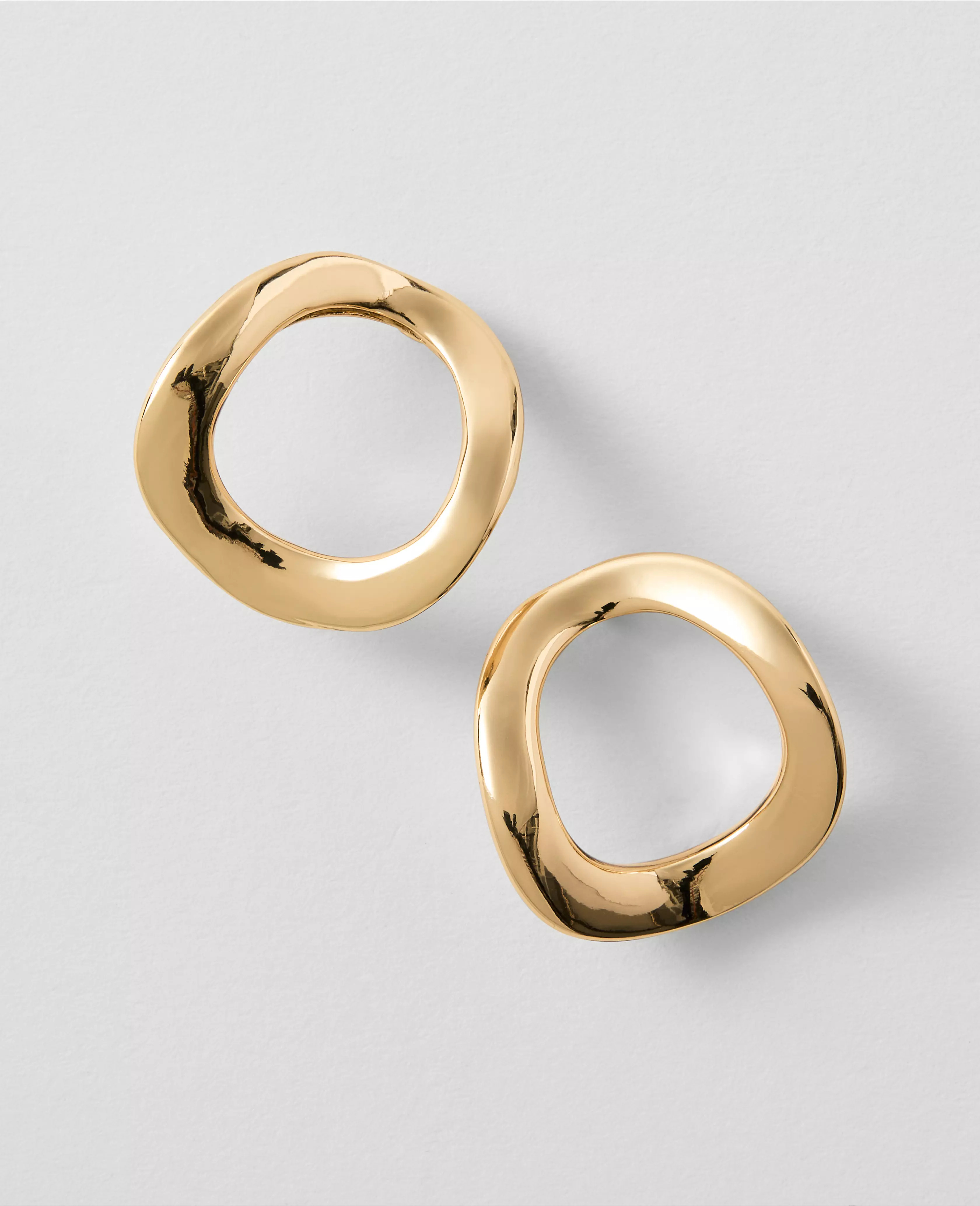 Circle Metal Stud Earrings | Ann Taylor