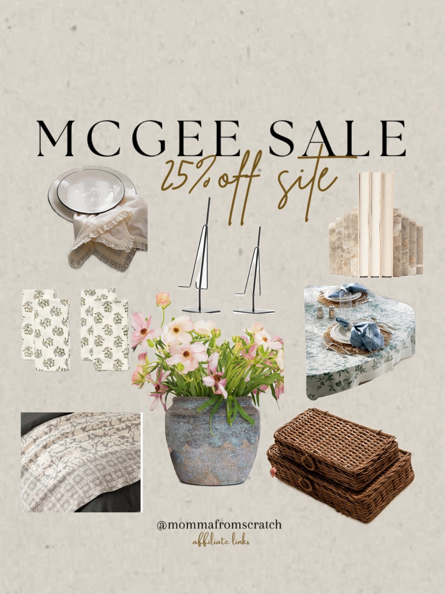 25% off sale site wide on McGee and co decor, bedding and more! Last day for the Presidents’ Day sale

#LTKHome #LTKstorytime #LTKSaleAlert