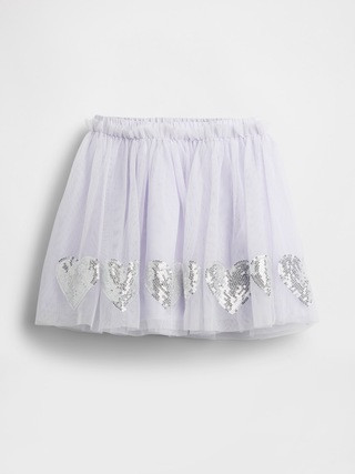 Baby & Toddler Tulle & Sequin Heart Skirt | Gap (US)